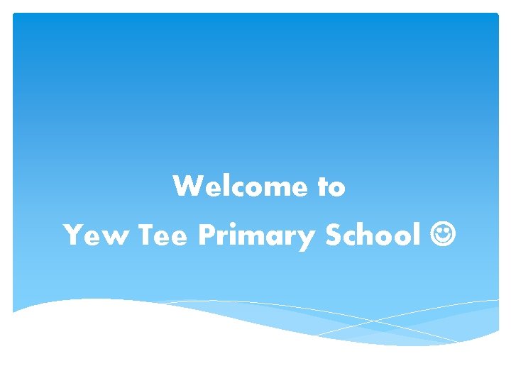 to Yew Tee Primary School School Leaders