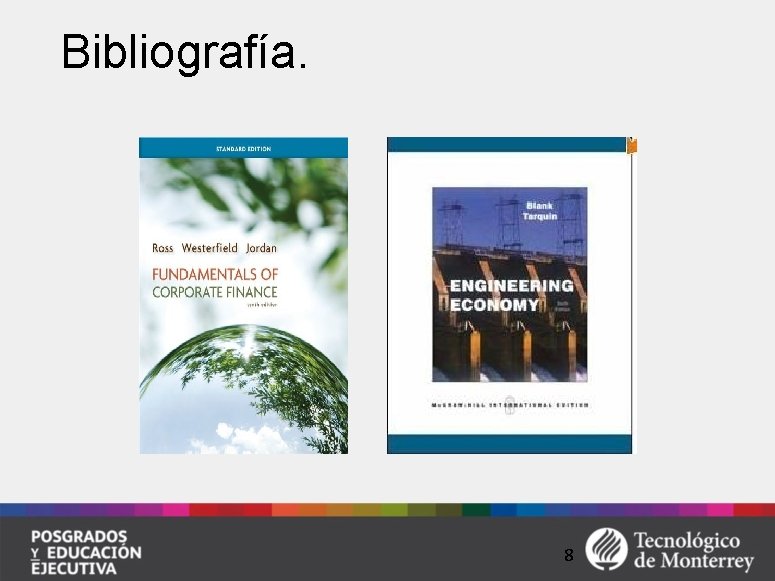 Bibliografía. 8 