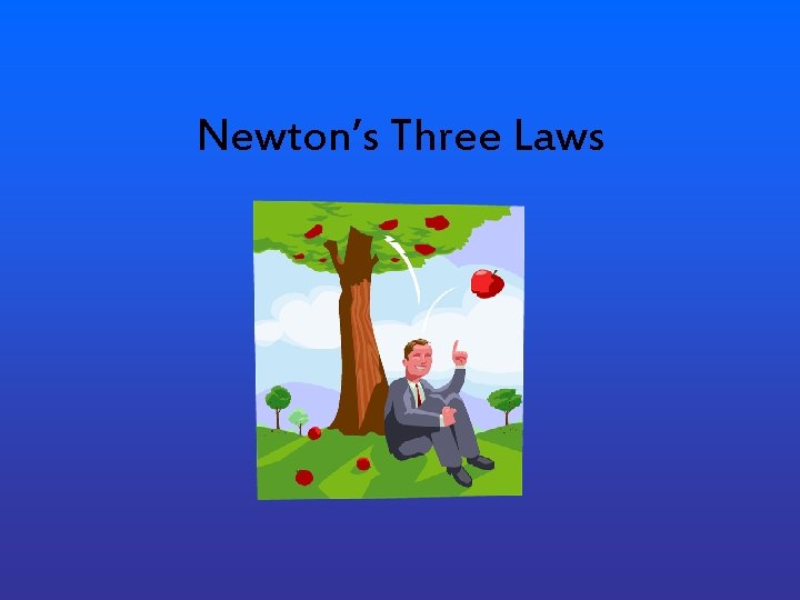 Newton’s Three Laws 