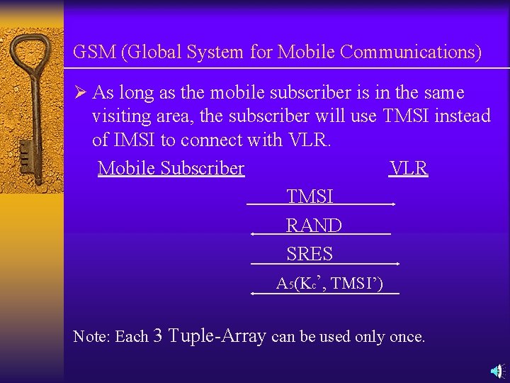 GSM (Global System for Mobile Communications) Ø As long as the mobile subscriber is GSM (Global System for Mobile Communications) Ø As long as the mobile subscriber is