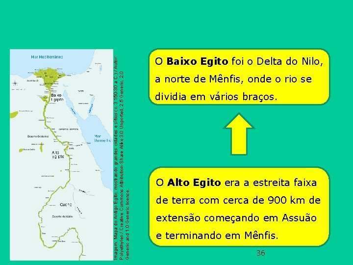 Imagem: Mapa do Antigo Egito, mostrando grandes cidades e sítios (c. 3 150 -30