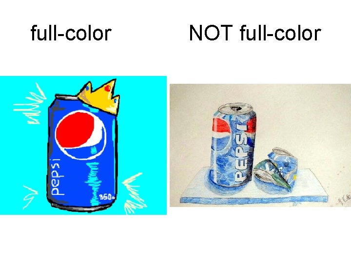 full-color NOT full-color 