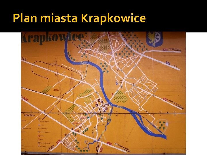 Plan miasta Krapkowice 