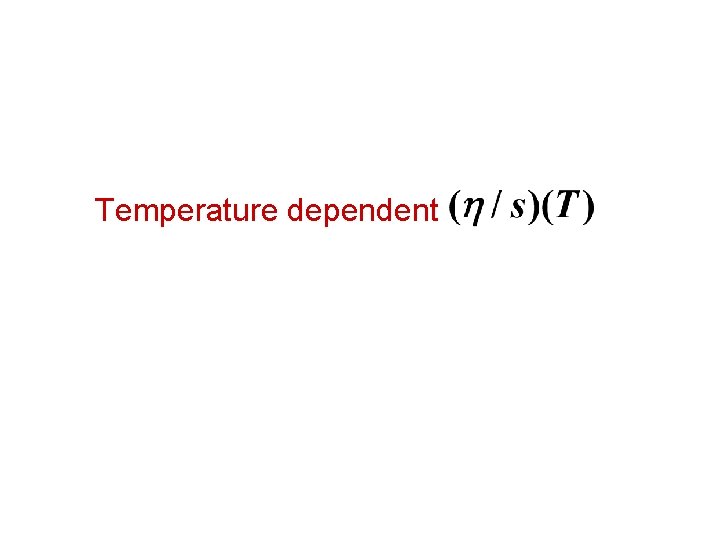 Temperature dependent 