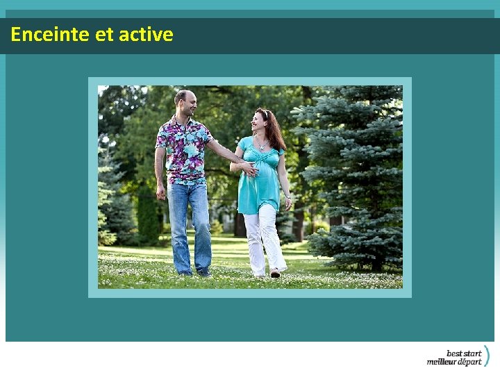 Enceinte et active 