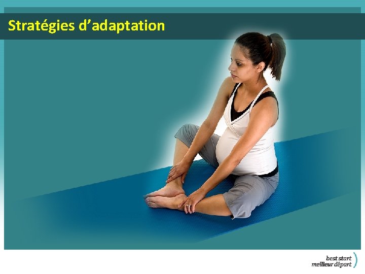 Stratégies d’adaptation 