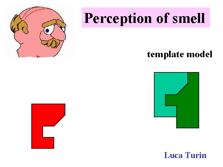 Perception of smell template model Luca Turin 