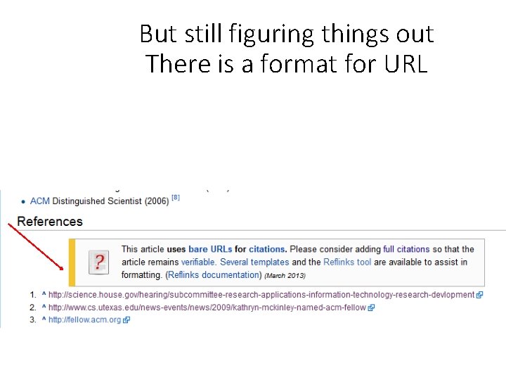 But still figuring things out There is a format for URL 