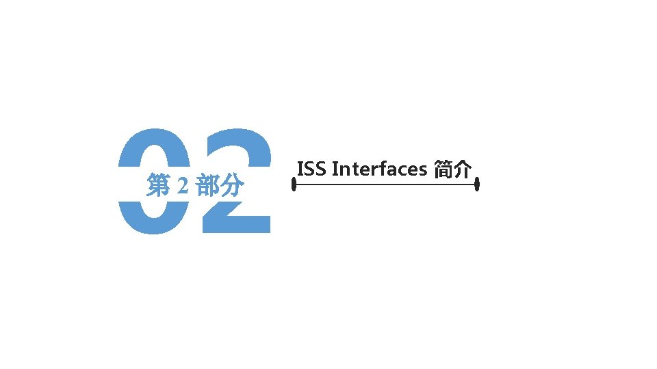 02 第 2 部分 ISS Interfaces 简介 