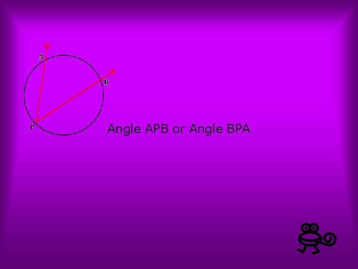 Angle APB or Angle BPA 