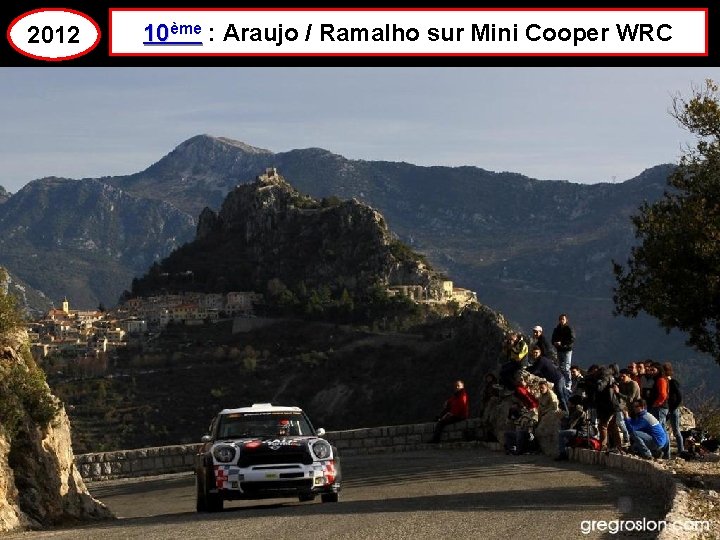 2012 10ème : Araujo / Ramalho sur Mini Cooper WRC 