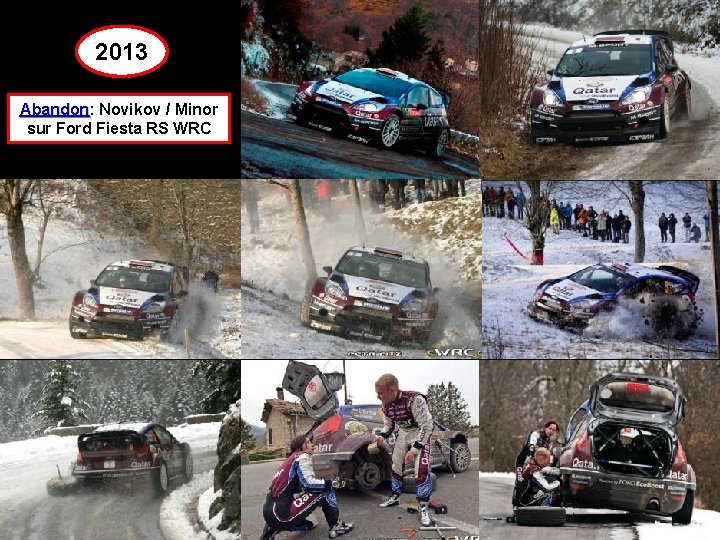 2013 Abandon: Abandon Novikov / Minor sur Ford Fiesta RS WRC 