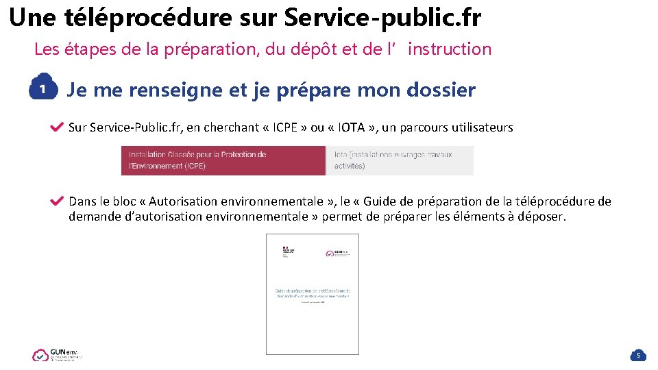 Une téléprocédure sur Service-public. fr Les étapes de la préparation, du dépôt et de