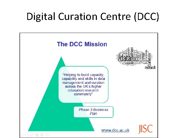 Digital Curation Centre (DCC) 