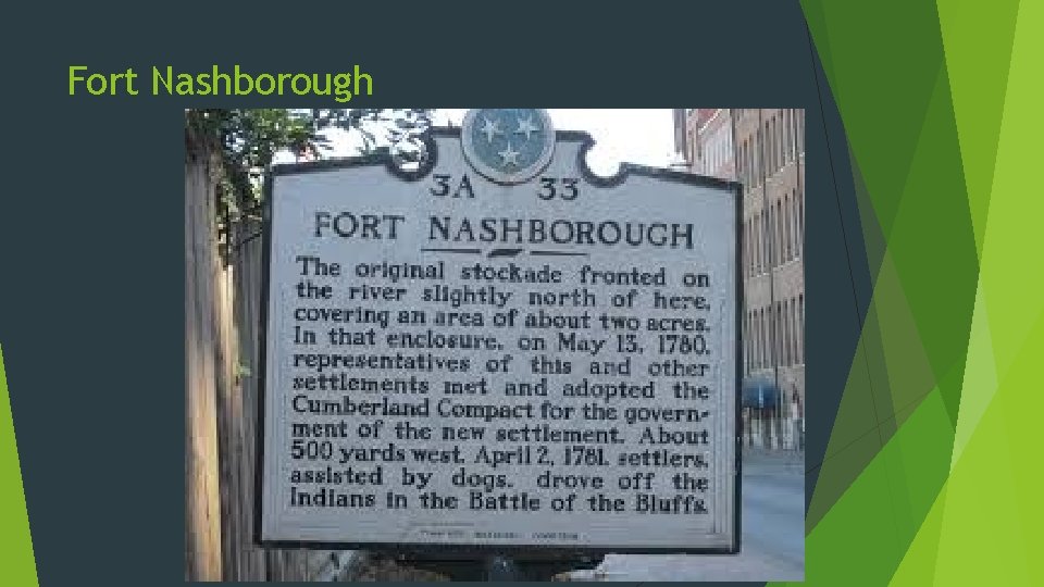 Fort Nashborough 