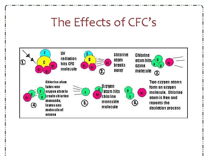 The Effects of CFC’s The Effects of CFC’s