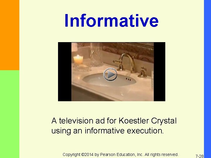 Informative A television ad for Koestler Crystal using an informative execution. Copyright © 2014