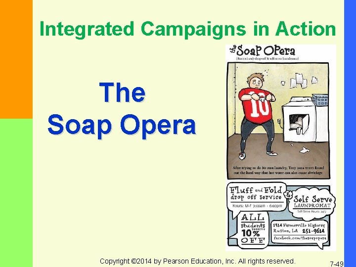 Integrated Campaigns in Action The Soap Opera Copyright © 2014 by Pearson Education, Inc.