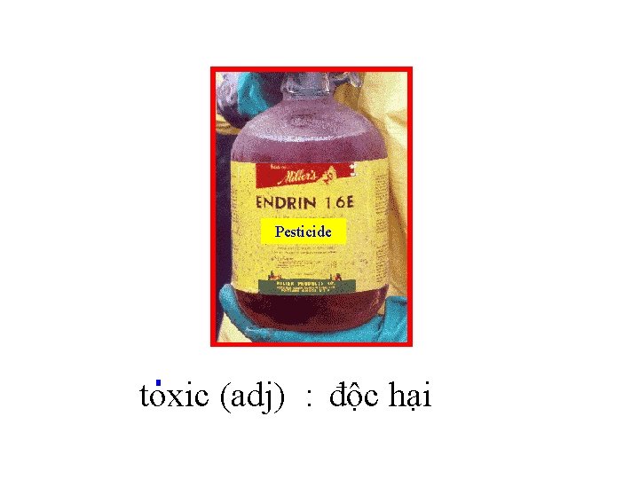 PETROL VIET NAM Pesticide toxic (adj) : độc hại PETROL VIET NAM Pesticide toxic (adj) : độc hại