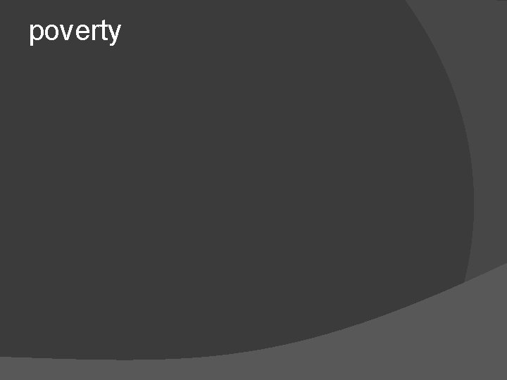 poverty 