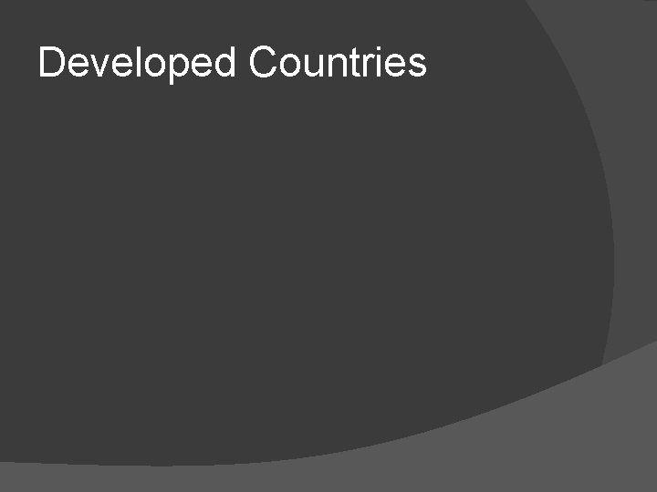 Developed Countries 