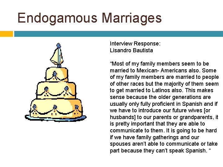 Endogamous SPANISH IN YAKIMA Kira Neuman Alexa Celerian Yakima
