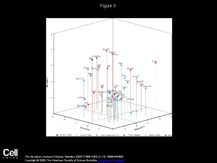 Figure 5 The American Journal of Human Genetics 2005 77408 -419 DOI: (10. 1086/444436)