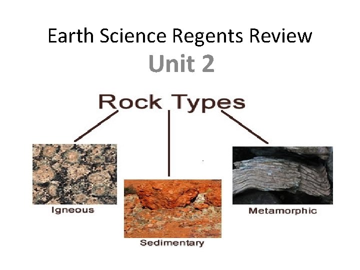 Earth Science Regents Review Unit 2 