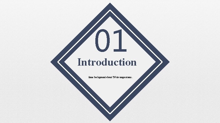 01 Introduction Some background about TN decompositions. 