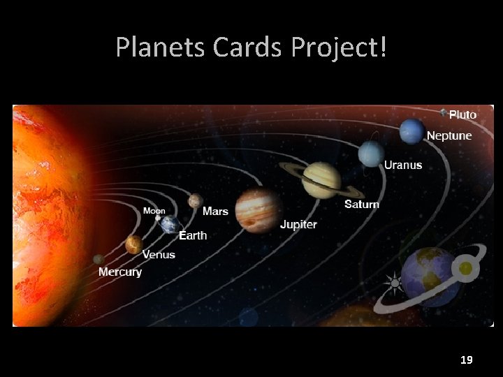 Planets Cards Project! 19 