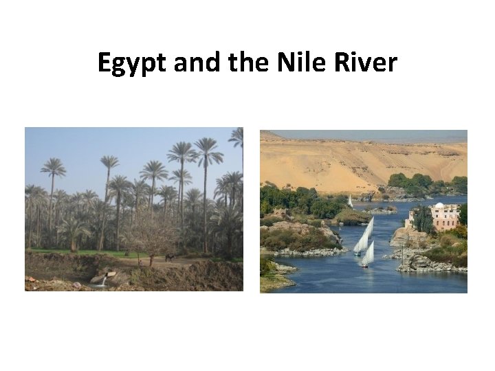 Egypt and the Nile River 