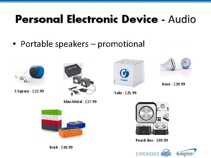 Personal Electronic Device - Audio • Portable speakers – promotional Horn - $39. 99