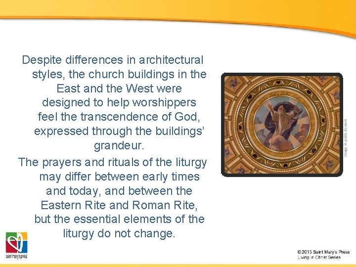 Image in public domain Despite differences in architectural styles, the church buildings in the