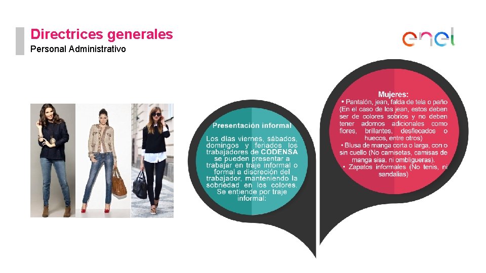 Directrices generales Personal Administrativo 