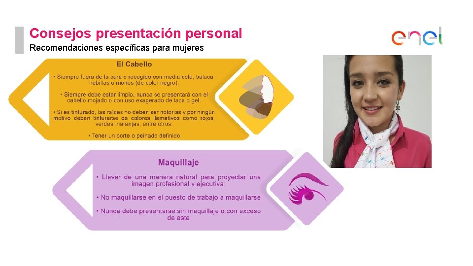 Consejos presentación personal Recomendaciones específicas para mujeres 