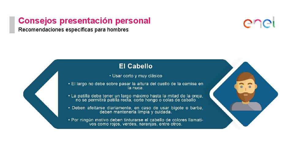 Consejos presentación personal Recomendaciones específicas para hombres 