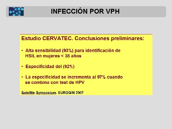 INFECCIÓN POR VPH 