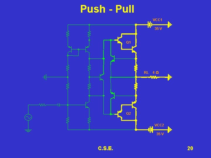 Push - Pull VCC 1 35 V Q 1 RL 4 Q 2 VCC