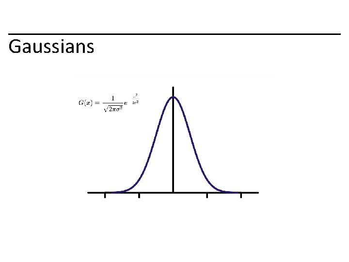 Gaussians 