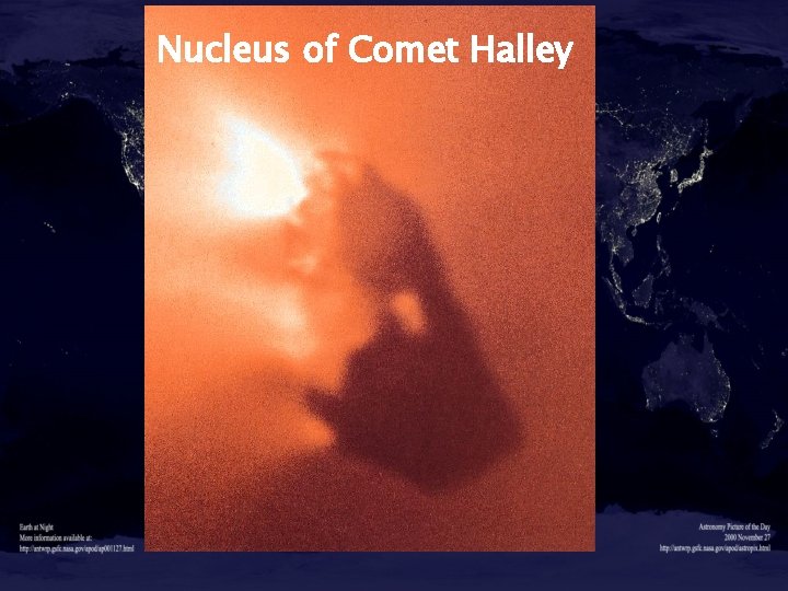 Nucleus of Comet Halley Comets 
