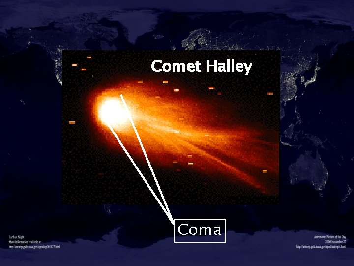 Comet Halley Coma 