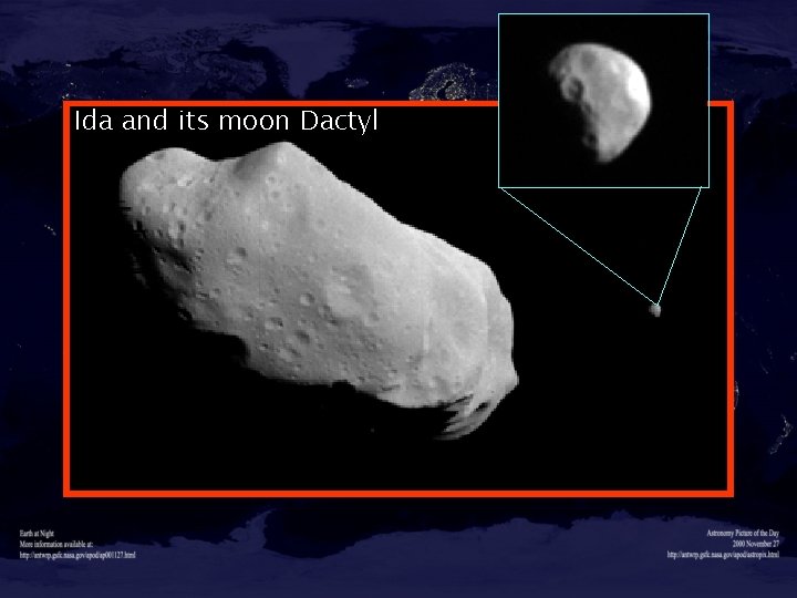 Ida and its moon Dactyl 