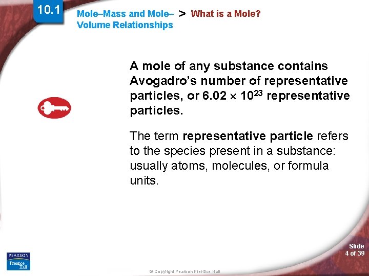 10. 1 Mole–Mass and Mole– Volume Relationships > What is a Mole? A mole