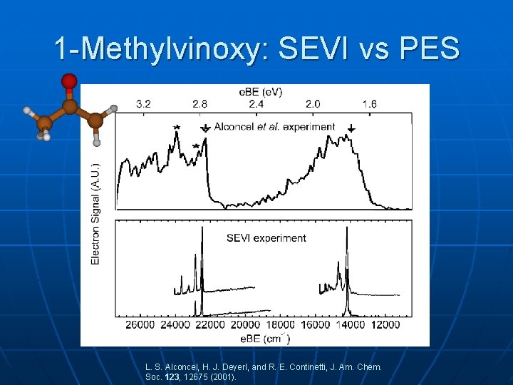 1 -Methylvinoxy: SEVI vs PES L. S. Alconcel, H. J. Deyerl, and R. E.
