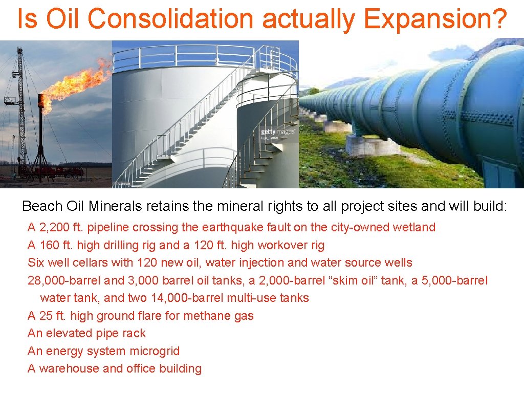 Is Oil Consolidation actually Expansion? Beach Oil Minerals retains the mineral rights to all