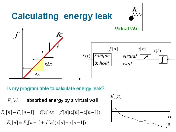 Calculating energy leak Virtual Wall Is my program able to calculate energy leak? absorbed