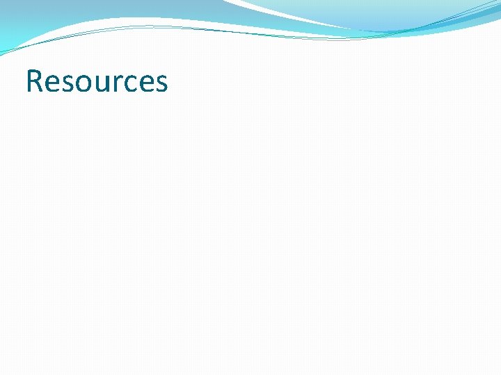 Resources 