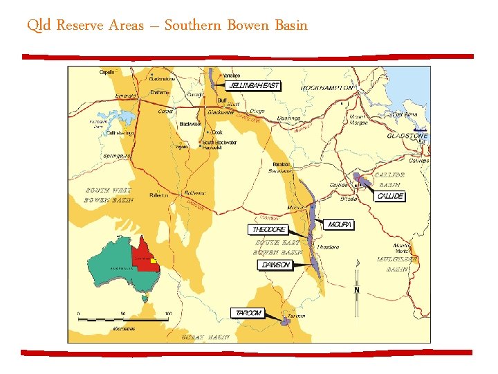 Qld Reserve Areas – Southern Bowen Basin 