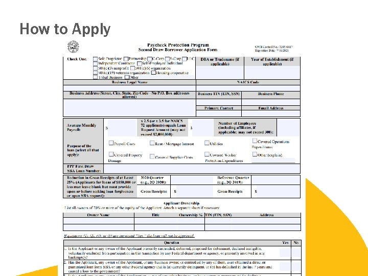 How to Apply How to Apply