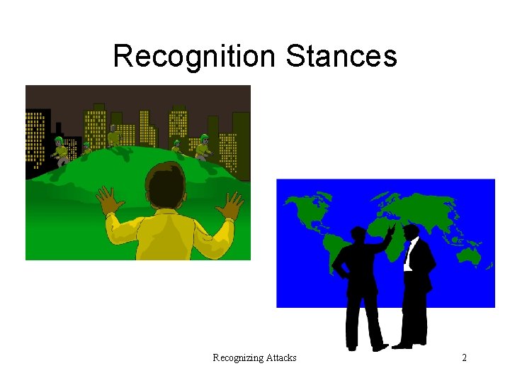 Recognition Stances Recognizing Attacks 2 